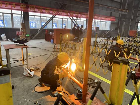 公司舉辦電焊工、電工技術(shù)比武